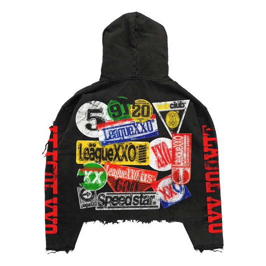 Speedstar Distressed Heavyweight Hoody