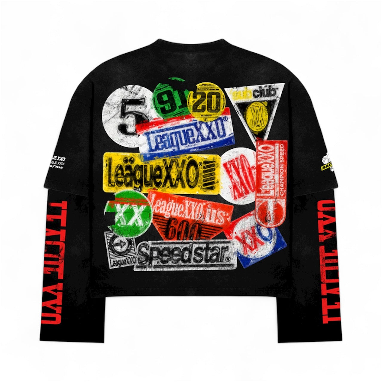 Speedstar Distressed Heavyweight Skater Tee