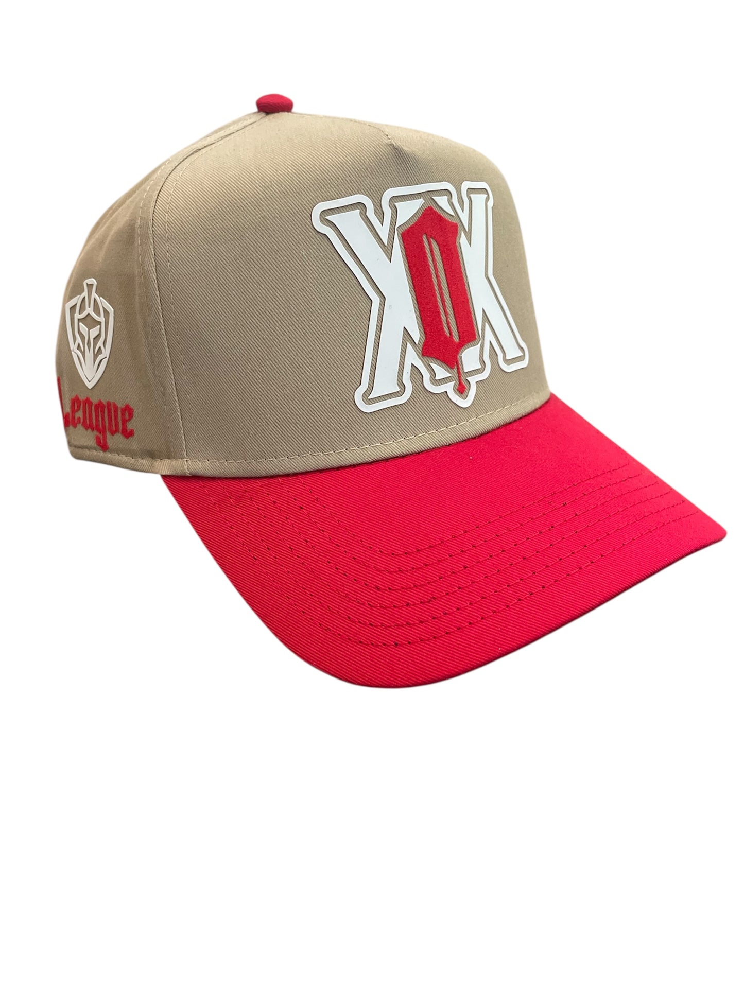 XXO 5 Panel - Oatmeal/Red
